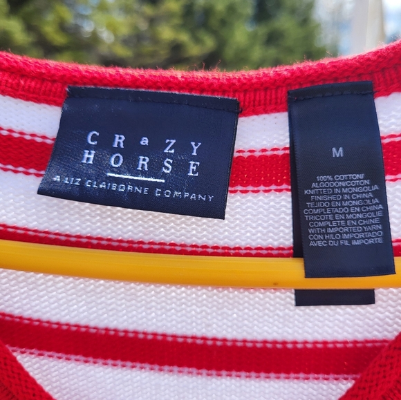 "A Nautical Frame of Mind" LIZ CLAIBORNE Knit Sweater - Picture 3 of 3